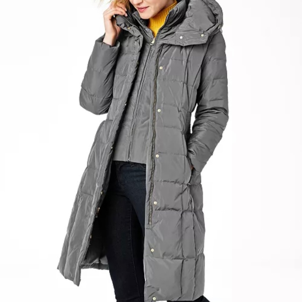 Cole Haan Down Coat with Bib NWT Size XS